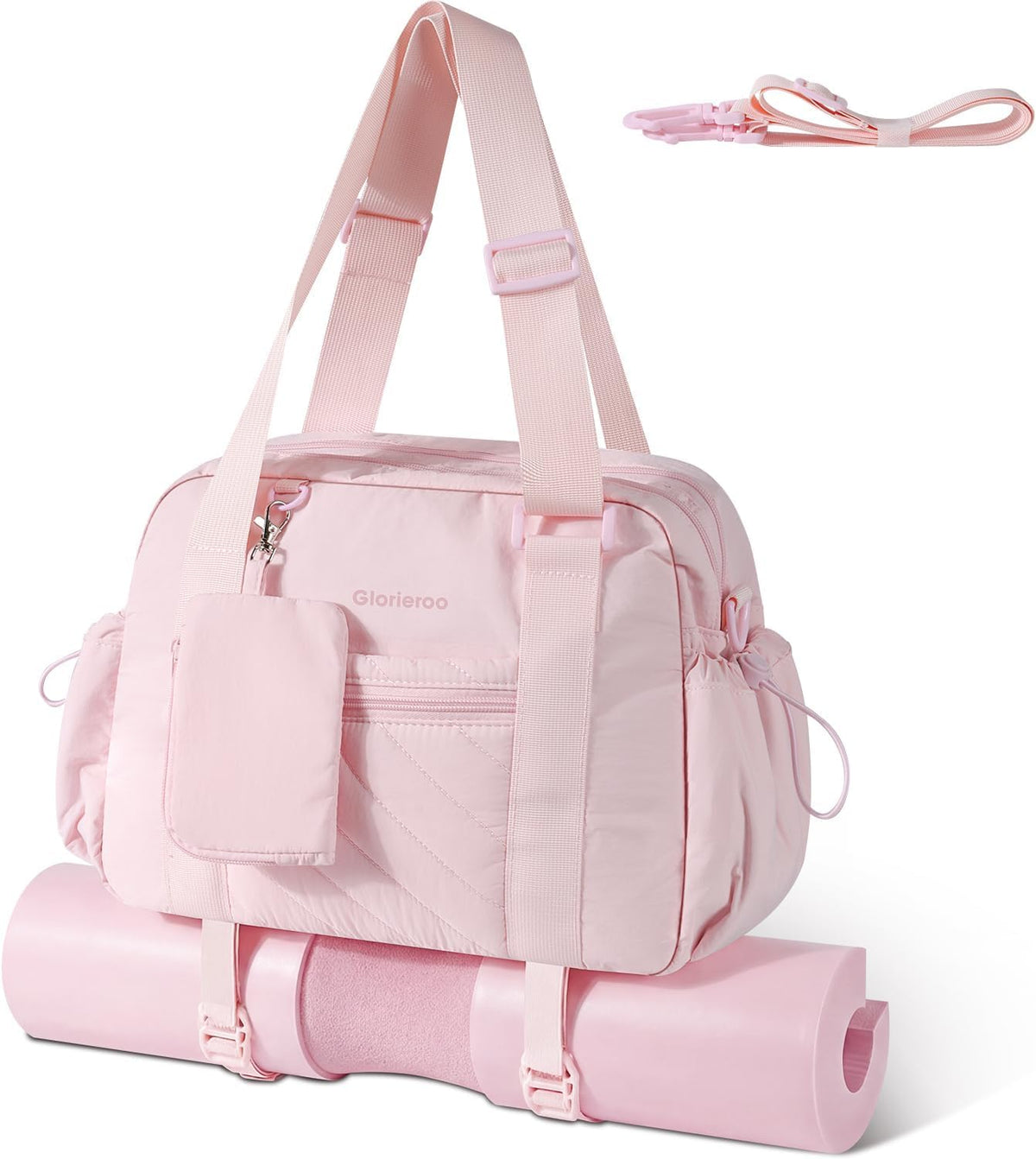 Small Gym Bag for Women - Duffle Weekender Work Duffel Carry on Tote Bag