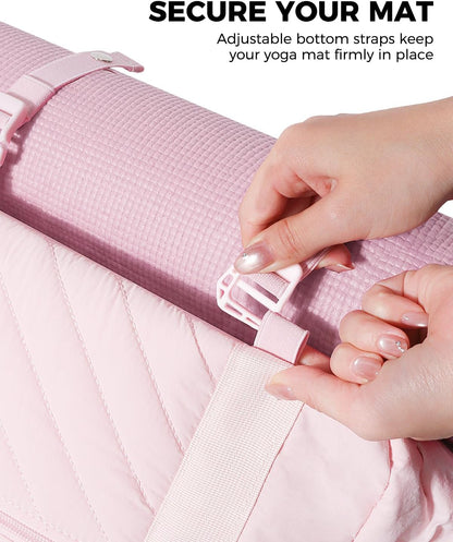 Small Gym Bag for Women - Duffle Weekender Work Duffel Carry on Tote Bag