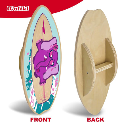 Wood Balance Board | Ages 3-8 | Toddlers and Kids