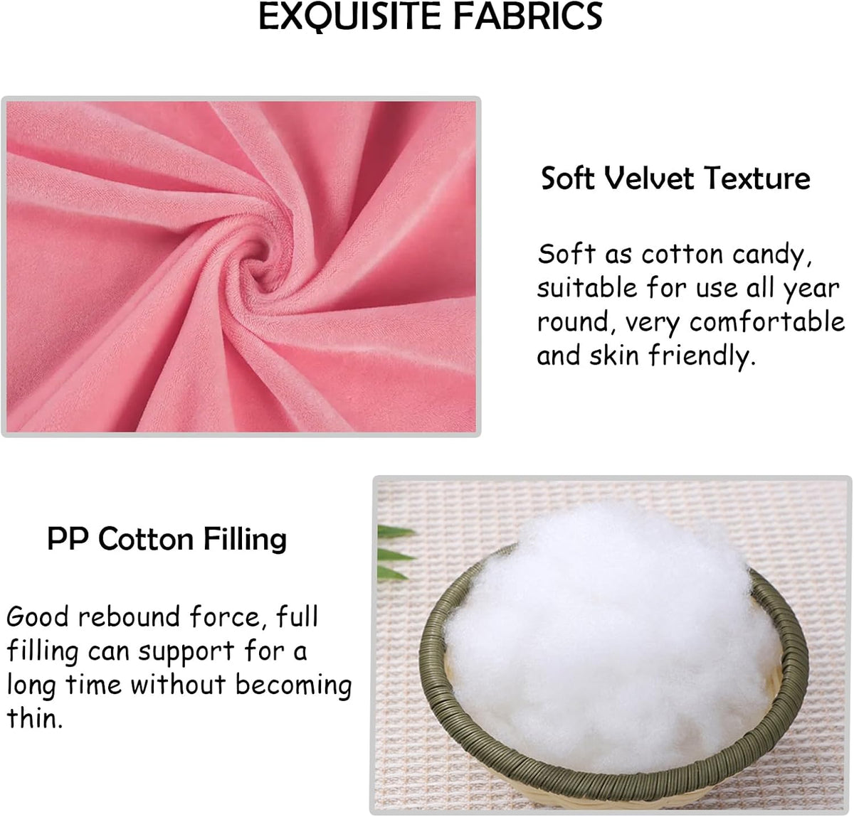 2 Pack Square Seat Cushion Chair Pads for Kitchen Dining Chairs, Soft Comfort Velvet Chair Mat Pillow Cushions with Ties for Office Desk Living Room Tatami 15.5", Pink