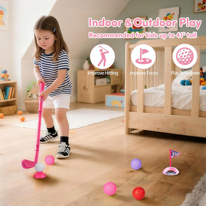 22 Pcs Toddler Golf Clubs Set, Kids Golf Toys, Birthday Gift Boys Girls
