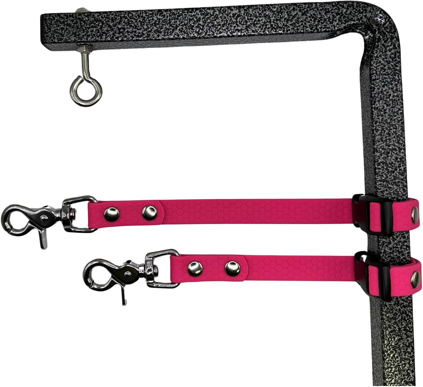Xylo Groomate Grooming Arm StabilizerLoop Set 6” & 8” Head Restraint Loops Dog Grooming Table Arm Attachment (Hot Pink)