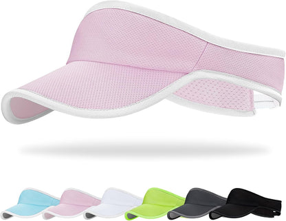 Sports Sun Visor Hat for Women Men, Lightweight Quick-Dry Sun Hat