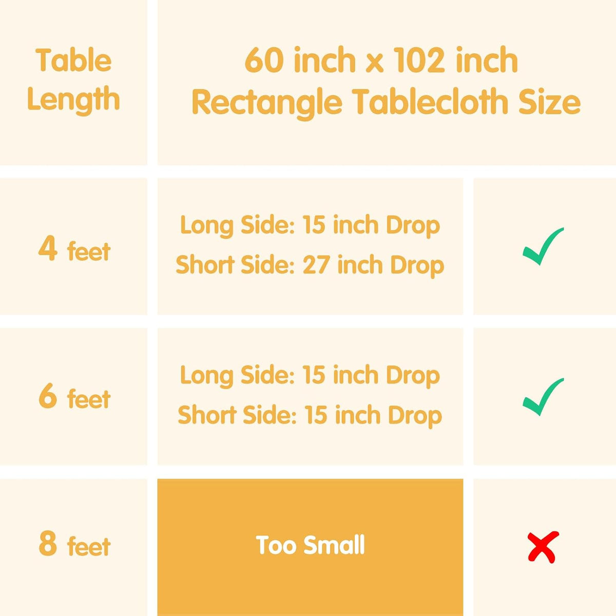 6 Pack Pink Tablecloths 60x102 Inch for 6ft Rectangle Tables