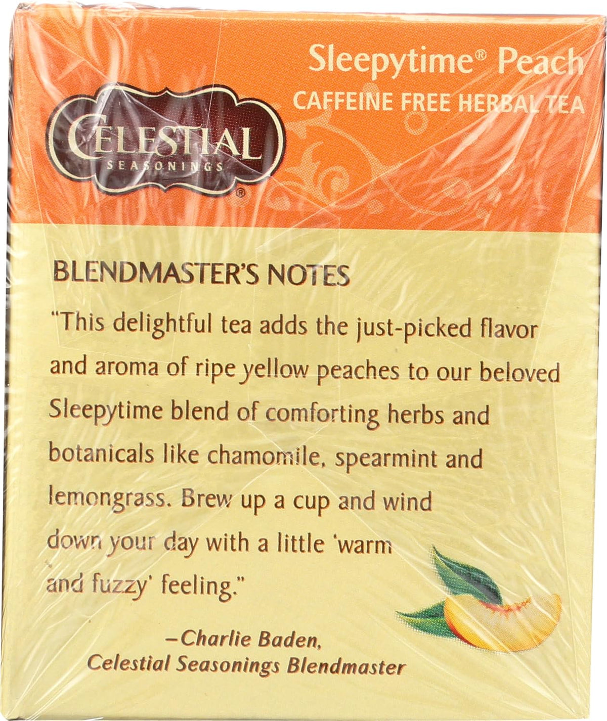 Herbal Tea, Sleepytime Peach, 20 ct