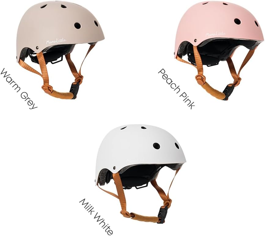MomnLittle Kids Bike Helmet with Pinch-Free Magnetic Buckle, CPSC Certified Toddler Bicycle Helmet for Boys Girls, Adjustable Multi-Sport Helmet for Scooter Skateboard