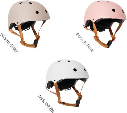MomnLittle Kids Bike Helmet with Pinch-Free Magnetic Buckle, CPSC Certified Toddler Bicycle Helmet for Boys Girls, Adjustable Multi-Sport Helmet for Scooter Skateboard