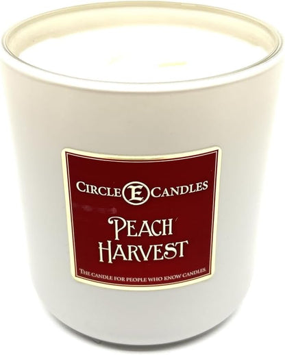 Peach Harvest Scent, Medium Size Jar Candle, 14oz – Sweet Juicy Fruity Home Fragrance, Fresh Orchard-Inspired Candle, Made in USA
