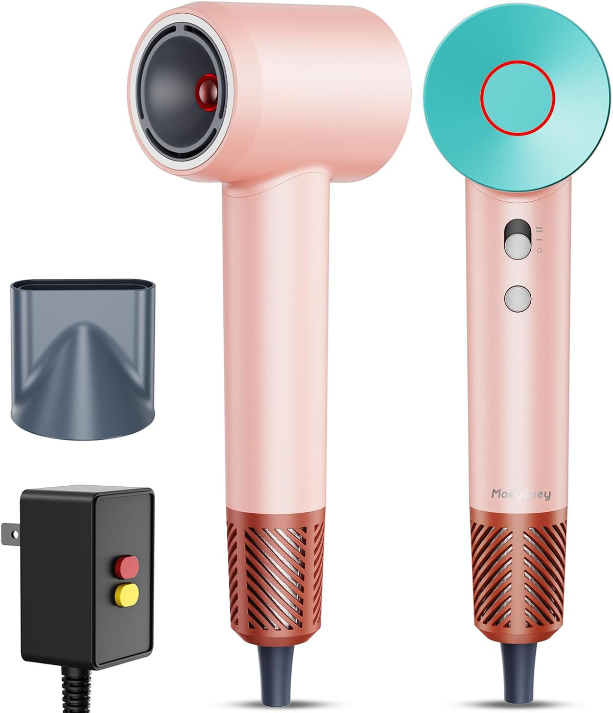 Infrared Hair Dryer for Women & Men, 160000 RPM Low Noise Blow Dryer, Professional Negative Ions Frizz Control & No Heat Damage, Brushless Motor Fast Drying for Home Travel Salon