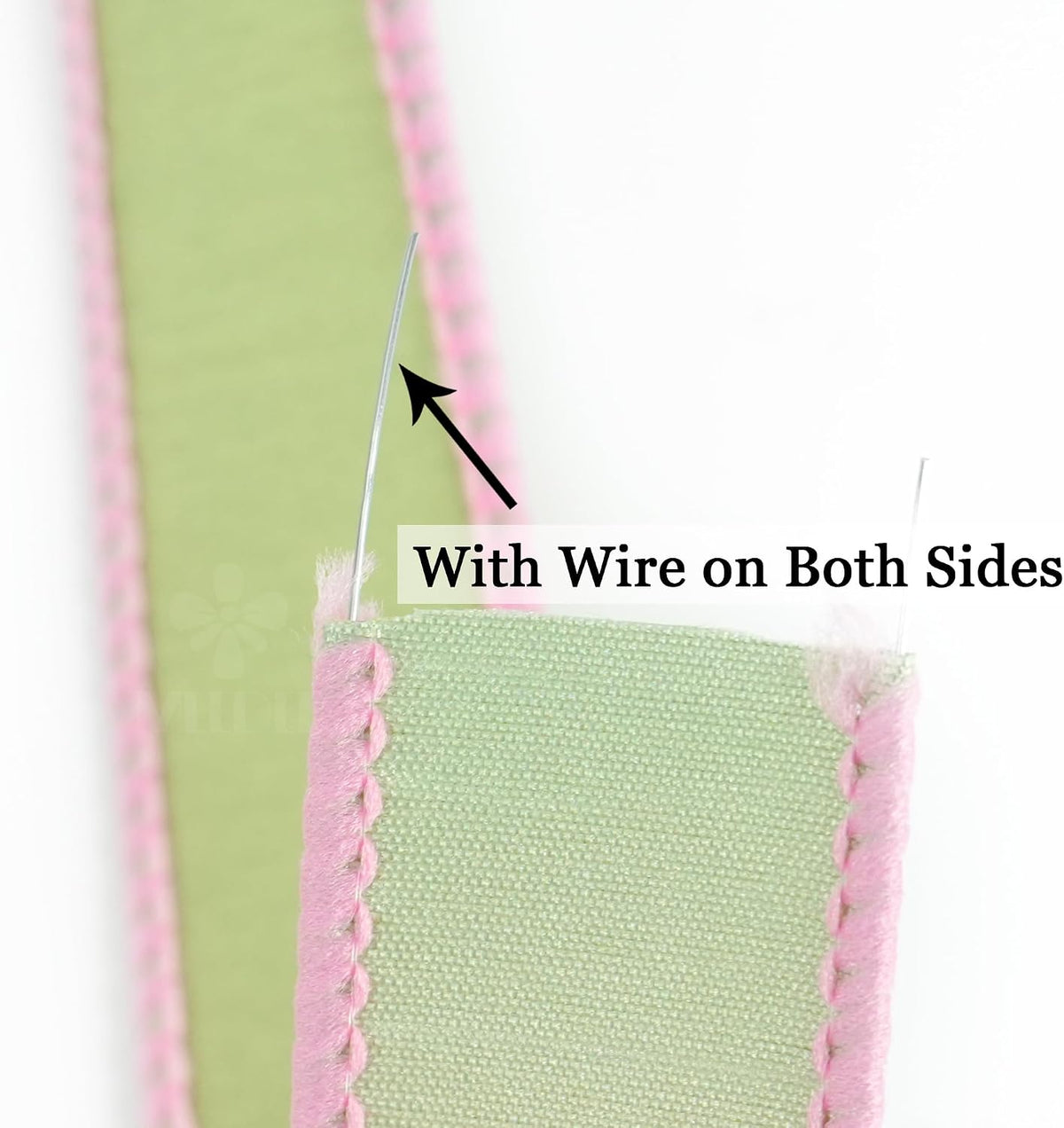 1" Pink Green Dupioni Ribbon 25 Yards Pastel Pink to Mint Green Ombre Ribbons for Crafts, Wreaths, Gift Wrapping, Bow Making, Weddings, Floral Bouquets, Perfect for Candyland, Easter & Spring