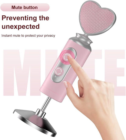 HB128 USB Gaming Condenser Mic Pink Heart Design Plug & Play