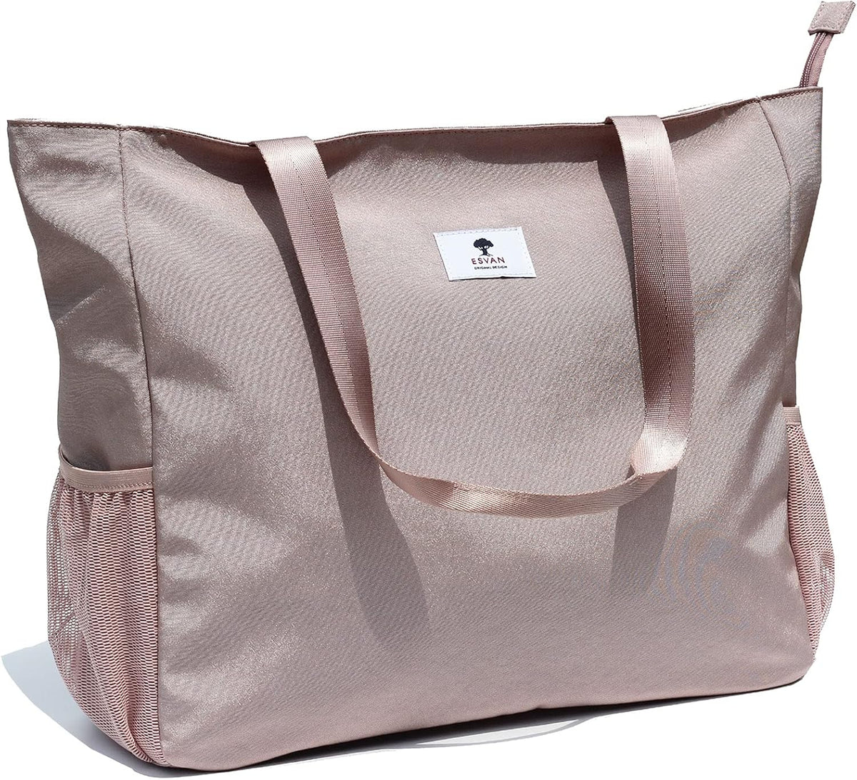 LARGE BEACH BAG Water Resistant Lightweight 20 inch Women Oversize Tote Bag for Gym Beach Travel Pool Yoga Nurse