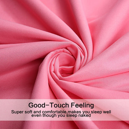 4 Piece Bed Sheet Set (Full,Peach Pink) 1 Flat Sheet,1 Fitted Sheet and 2 Pillow Cases,Brushed Microfiber Luxury Bedding with Deep Pockets