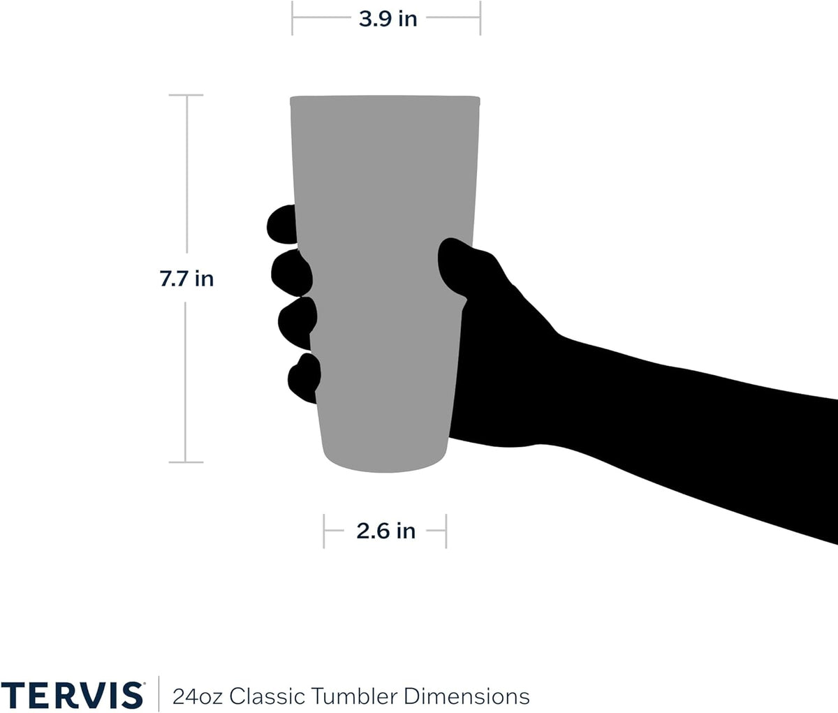 Tervis Sweet as a Georgia Peach Made in USA Double Walled Insulated Tumbler Travel Cup Keeps Drinks Cold & Hot, 24oz, Clear, 1 Count (Pack of 1)
