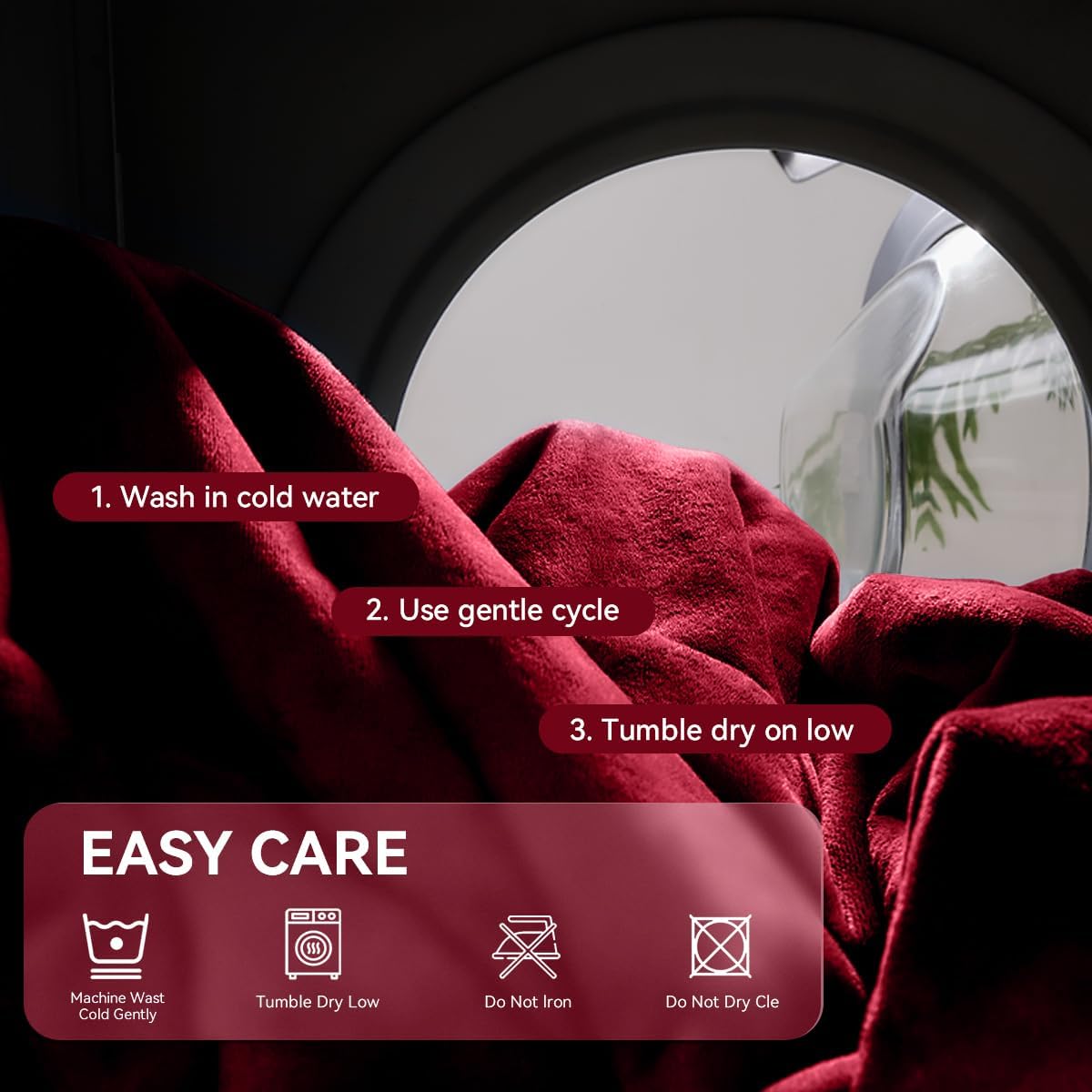 Waterproof Blanket for Bed - Blanket with Waterproof & Stain Proof, Splash Resistant, Machine-Washable Flannel is Soft and Comfortable, Suitable for Bed/Sofa (40"x60", Wine red/Black)