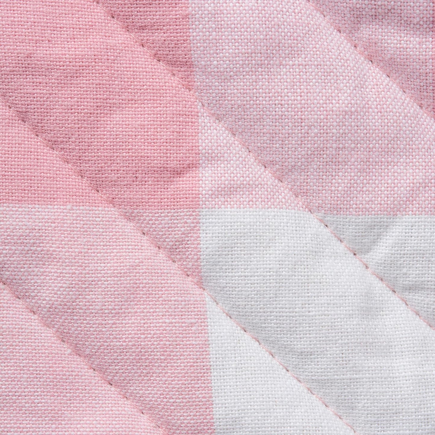 Buffalo Check Kitchen Collection, Classic Farmhouse Kitchen Set, Oven Mitt, Pink &White, 2 Piece
