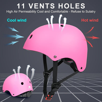 Glaf Toddler Helmet for 2-8 Years Kids Bike Helmets Baby Girls Boys Multi-Sport Adjustable Skateboard Bicycle Helmet Lightweight 4 Sizes for Toddlers