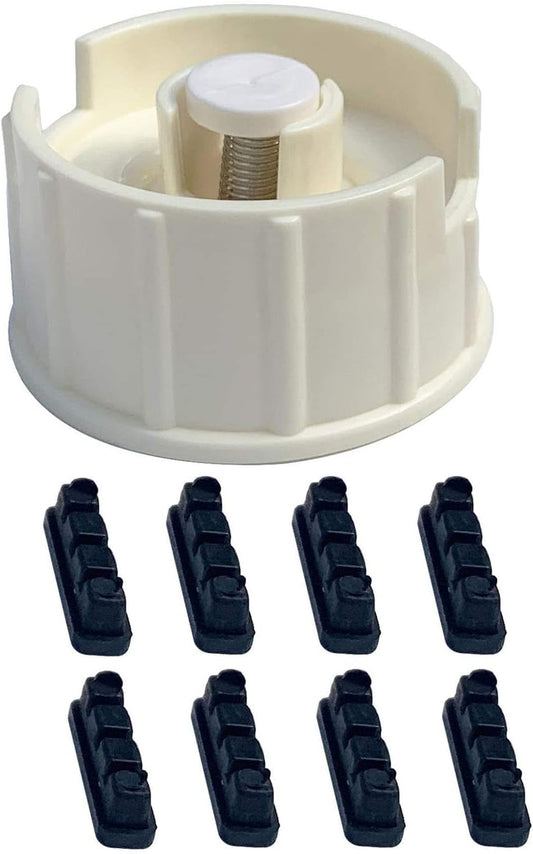 Kacoomi Automatic Dog Cat Feeder and Water Dispenser Gravity Food Feeder and Waterer Set