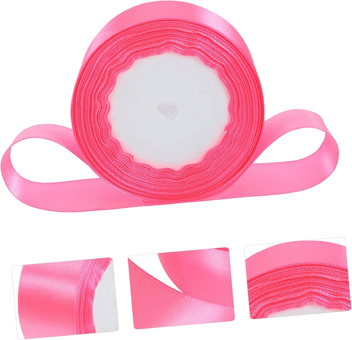 Peach Tape Roll Festive Craft Ribbon for Wrapping Packing Decorations Perfect for Events