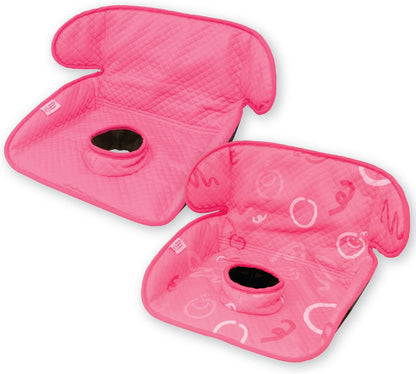 Piddle Pad 2-Pack, Potty Training Car Seat Protector, Toddler Car Seat Cover & Stroller Protector, Machine Washable Waterproof Car Seat, Anti-Slip, Universal Fit (Pink)