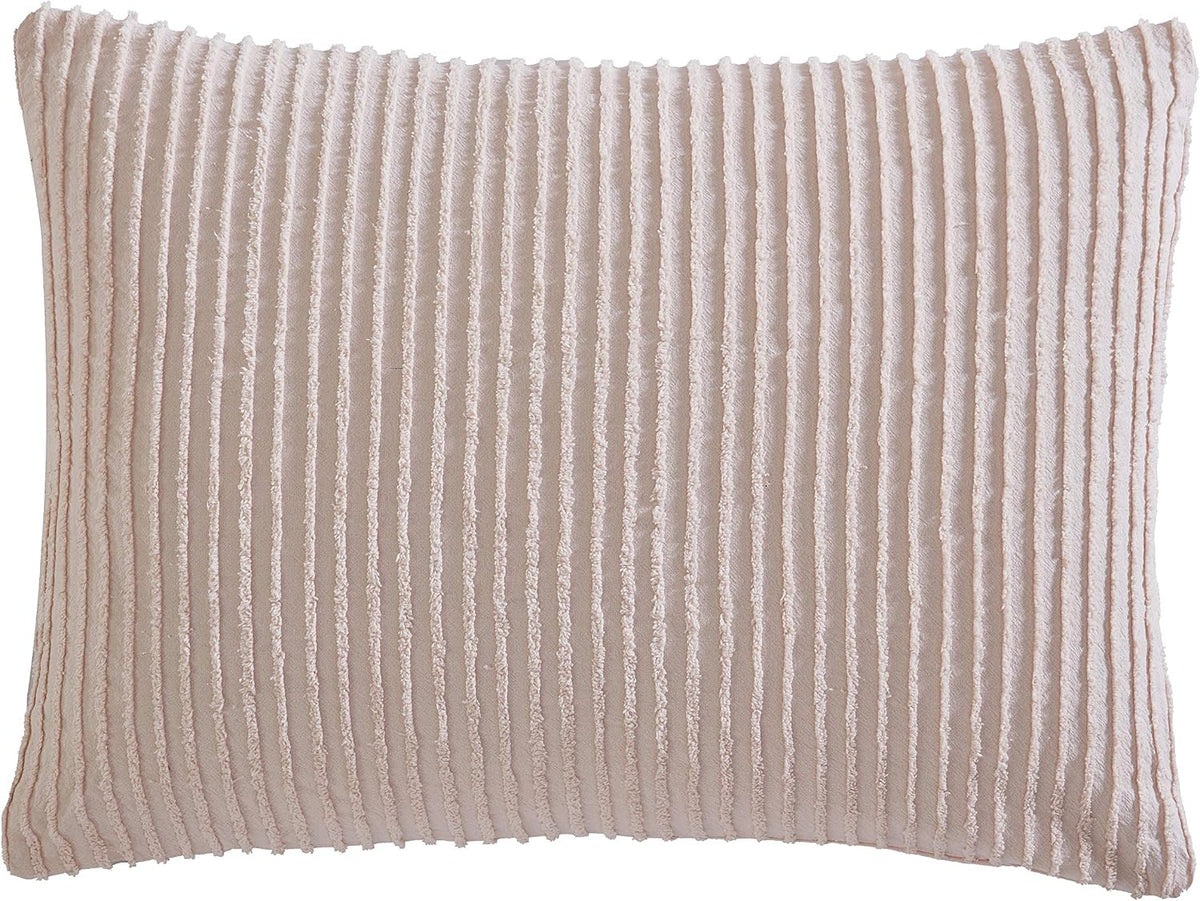 Channel Chenille Standard Sham, Blush