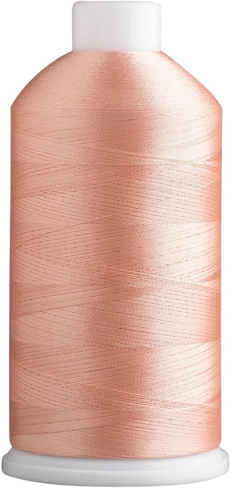 SuperB Embroidery Thread 40wt, 5000 m Cone, Cosmetic Peach 502