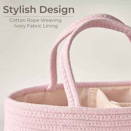 Diaper Caddy Organizer, Gift Basket for Baby Shower, Newborn Essentials