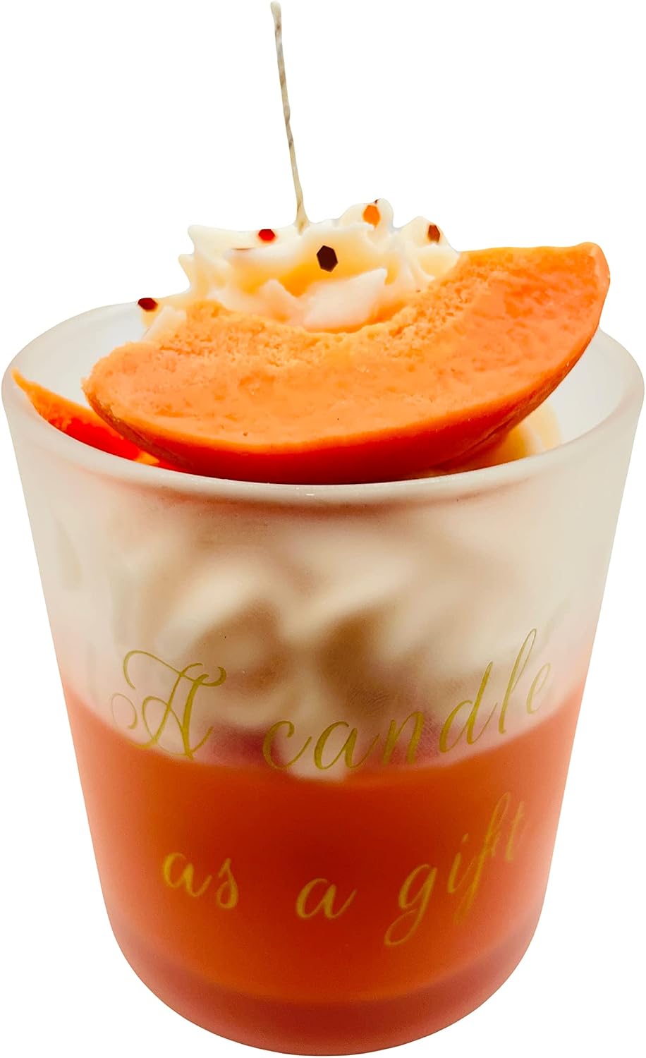 Jar candles, Aromatherapy Candles, Handmade, Strong Candles for Home 10 oz 50-60 Hour Burn, All Natural Soy, Non Toxic (Peaches and Cream)