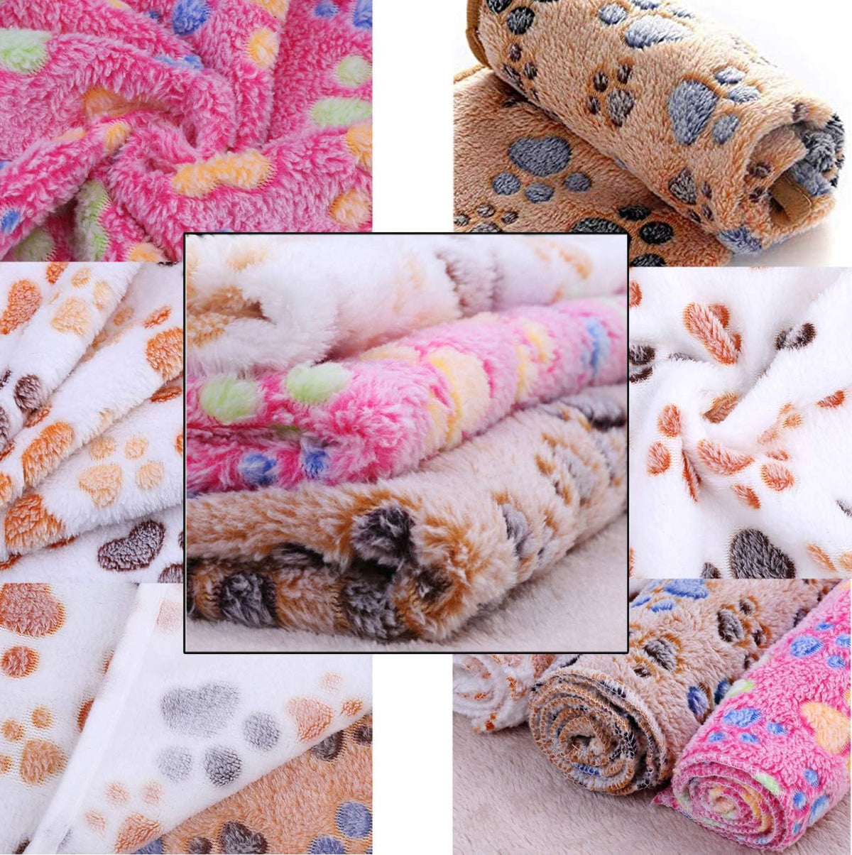 Pet Blanket for Small Cats & Dogs Thick Sleep Mat, Pet Dog Cat Puppy Kitten Soft Blanket Doggy (S, Pink)