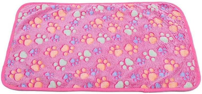 Pet Blanket for Small Cats & Dogs Thick Sleep Mat, Pet Dog Cat Puppy Kitten Soft Blanket Doggy (S, Pink)