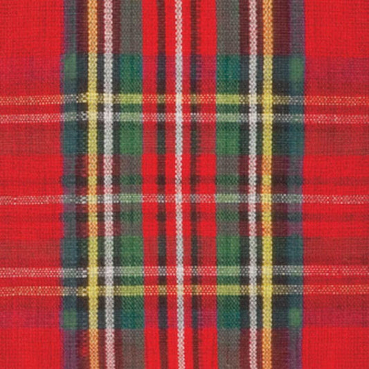IHR Ideal Home Range Cocktail Napkins Disposable 3-Ply Paper Party Napkin Pack, 5" x 5", Classic Check Plaid, 20-Count