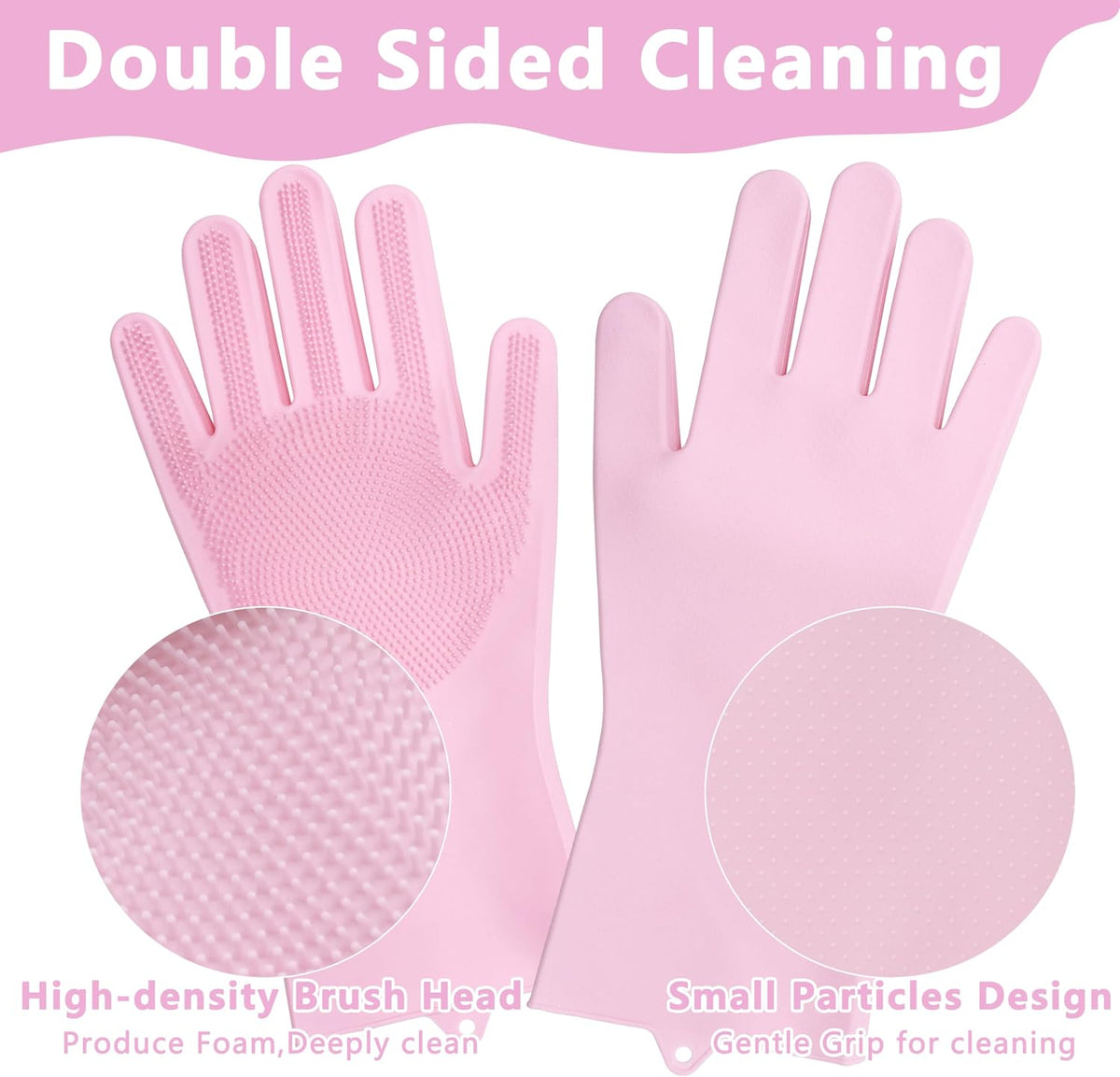 Pet Grooming Gloves—Dog Washing Gloves with High-Density Teeth