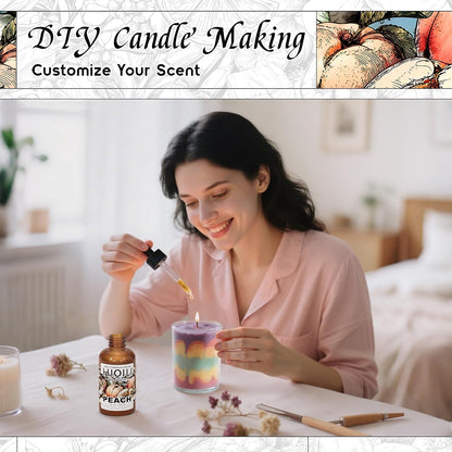 Peach Fragrance Oil for Home Diffuser, Body Spray - 1 Fl Oz
