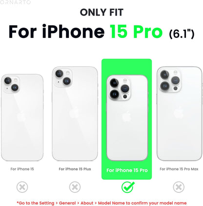 Compatible with iPhone 15 Pro Case 6.1", Liquid Silicone 3 Layers Full Covered Soft Gel Rubber Cover, Shockproof Protective Slim Phone Case with Anti-Scratch Microfiber Lining-Chalk Pink