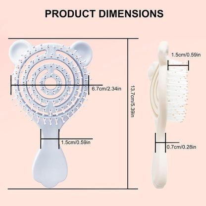 Cat-Ear Design Puppy Brush (Light Pink)