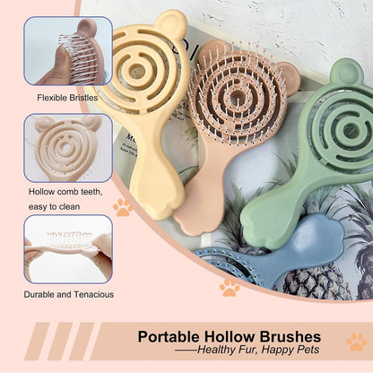 Cat-Ear Design Puppy Brush (Light Pink)