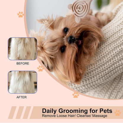 Cat-Ear Design Puppy Brush (Light Pink)