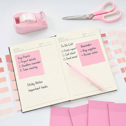 26 in 1 Pink Desk Organizer and Accessories for Office Dorm School