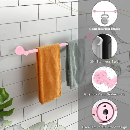 Adjustable Stainless Steel Towel Racks for Bathroom 13.18-24In