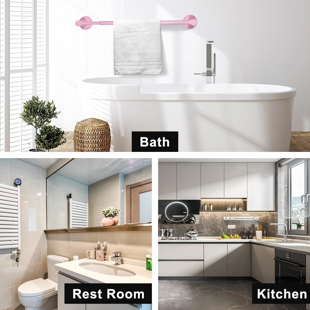 Adjustable Stainless Steel Towel Racks for Bathroom 13.18-24In