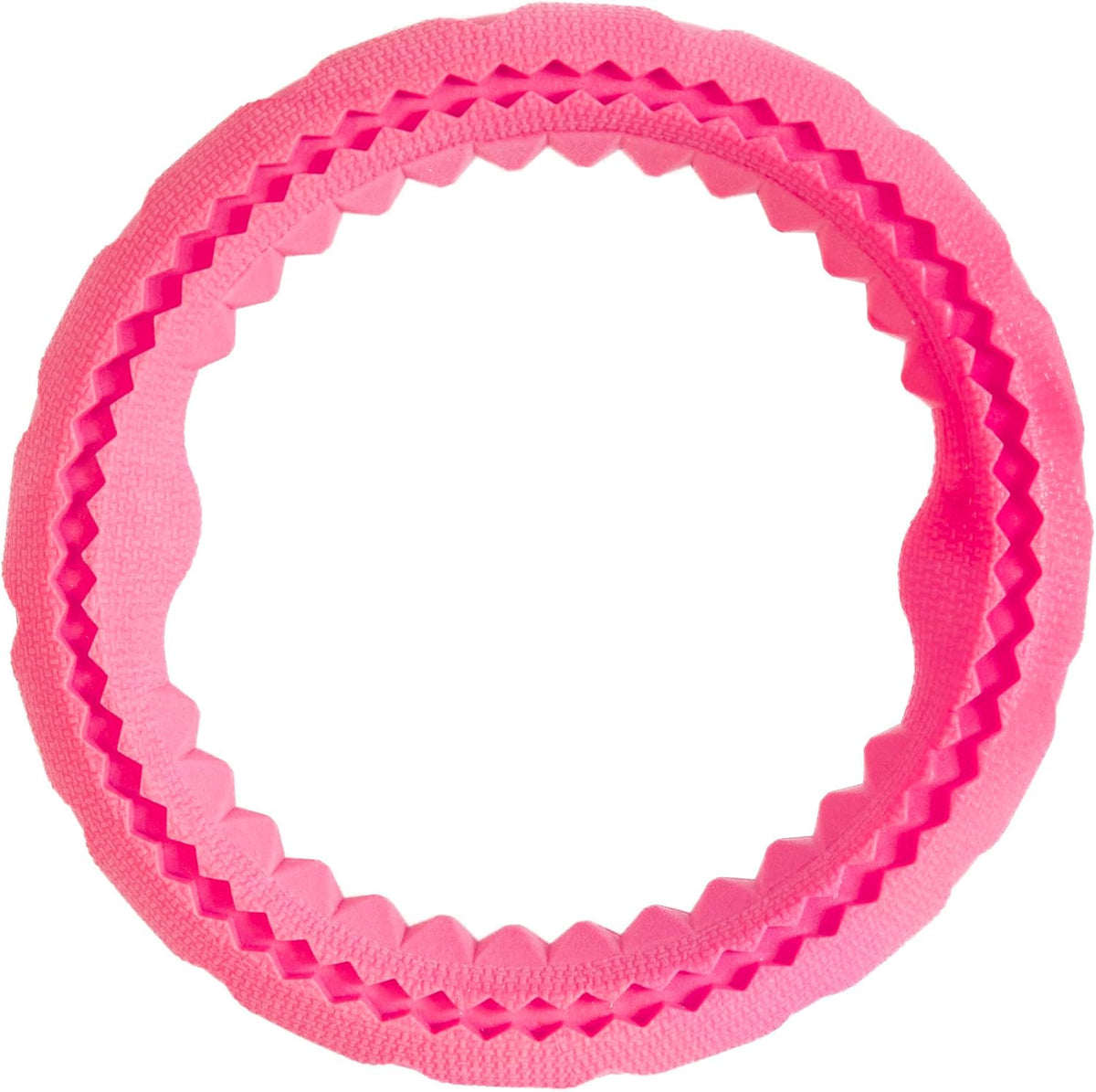 Float Ring Rubber Outdoor Water Dog Toy, 7 Inch, Pack of 1, Pink