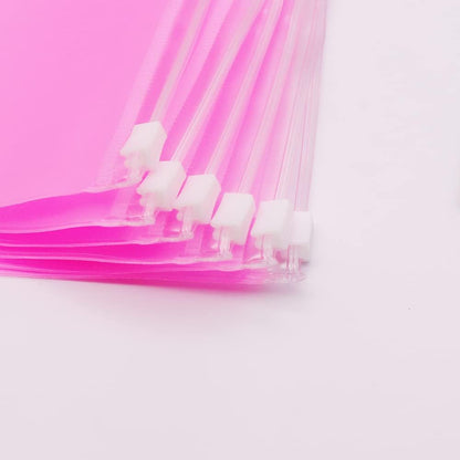 Pink A5 Binder Pockets 12pcs Zipper Cash Envelopes