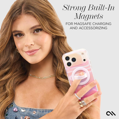 Soap Bubble iPhone 17 Pro Max Case - Peach Iridescent