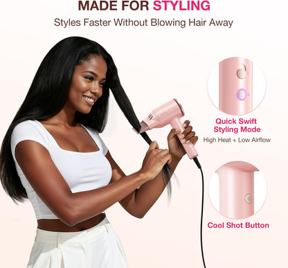 Hair Dryer, 110,000 RPM High-Speed Brushless Motor for Fast Drying