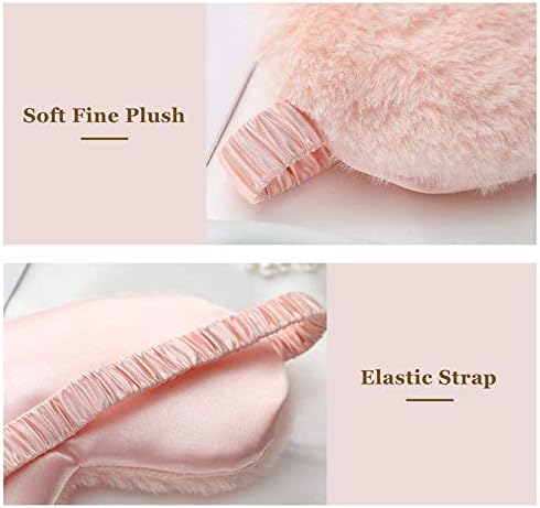 2-Pack, Plush Eye Mask Soft Sleeping Mask Blindfold Eye Cover