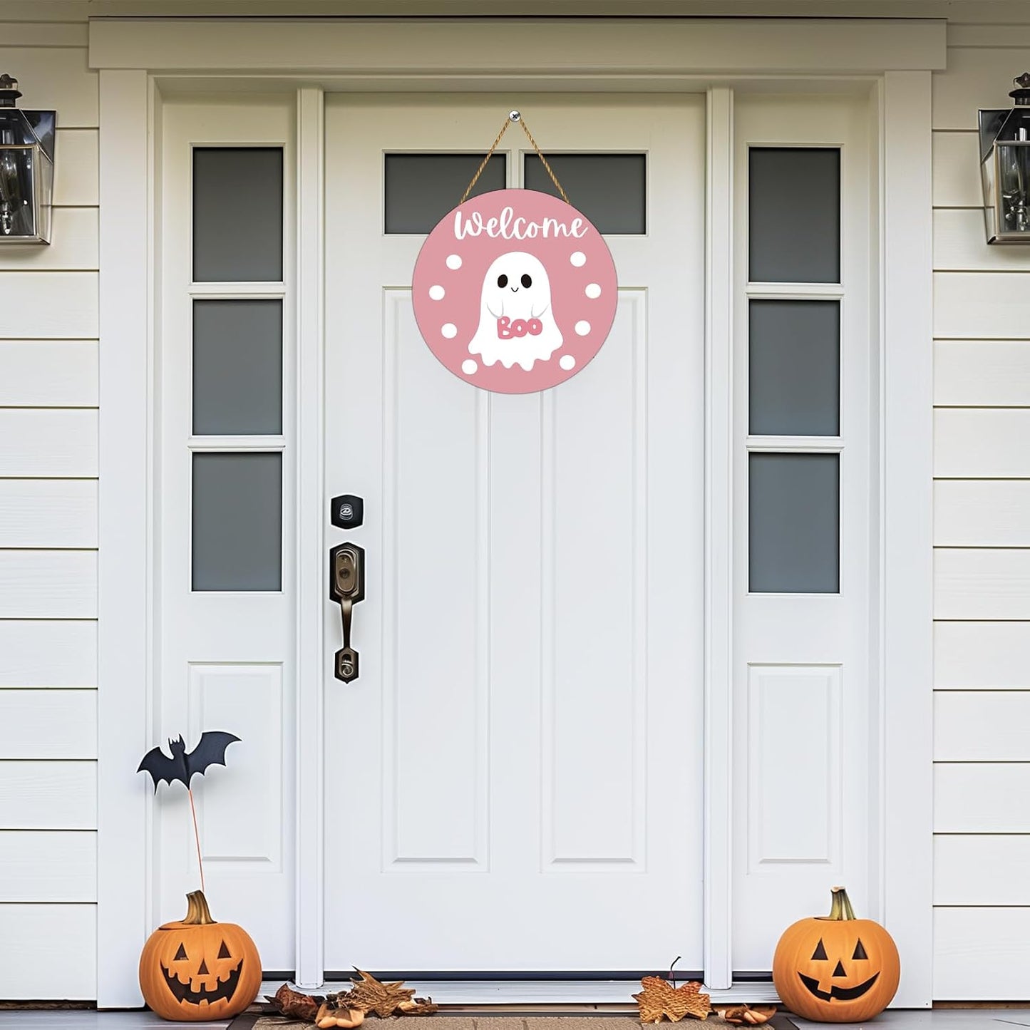 Pink Halloween Decor Halloween Door Decorations Pink Halloween Wreath