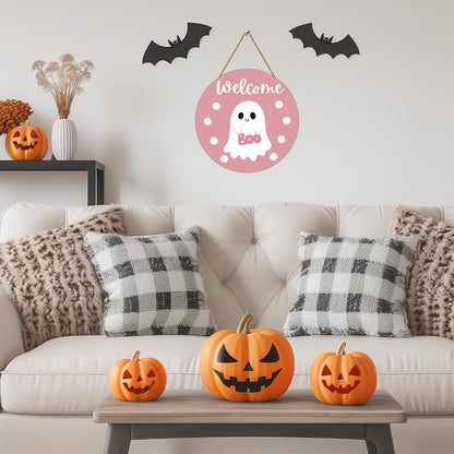 Pink Halloween Decor Halloween Door Decorations Pink Halloween Wreath