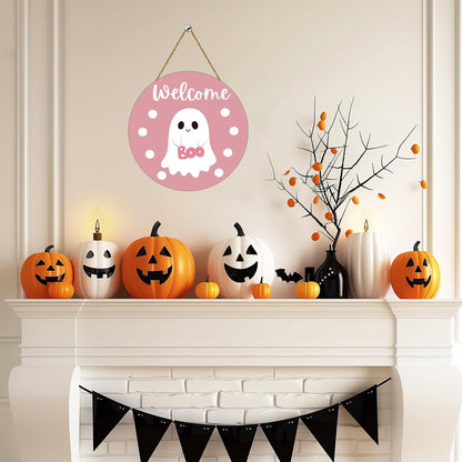 Pink Halloween Decor Halloween Door Decorations Pink Halloween Wreath