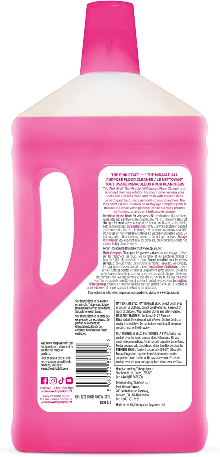 Stardrops The Miracle All Purpose Floor Cleaner 33.8 Fl Oz