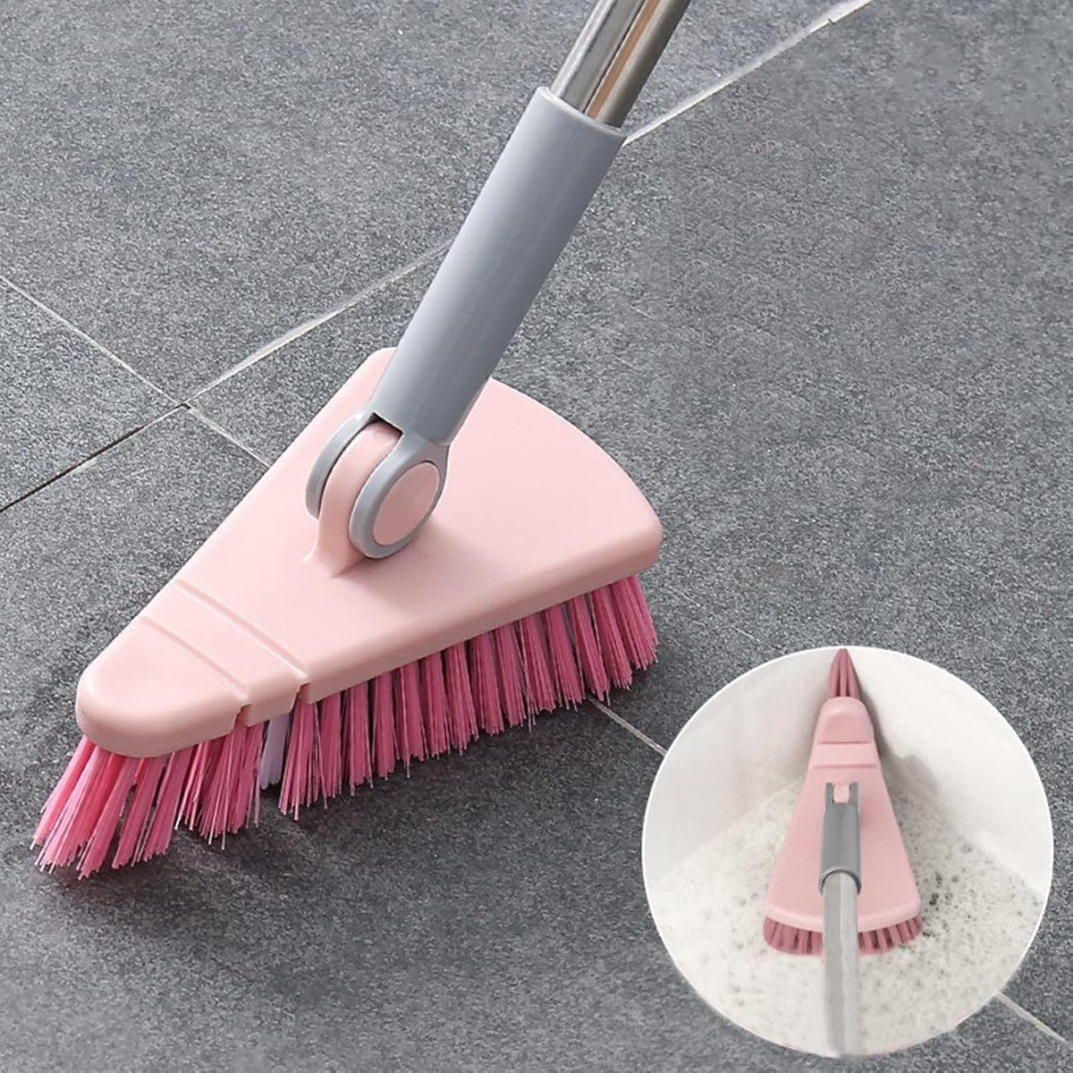 Cleaning Brush Long Handle Floor Scrubbers for Tub Tile Cleaning Supplies